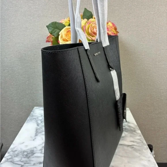 Michael Kors Vincent Large Saffiano Leather Tote Bag With Card Case - Picture 4 of 7